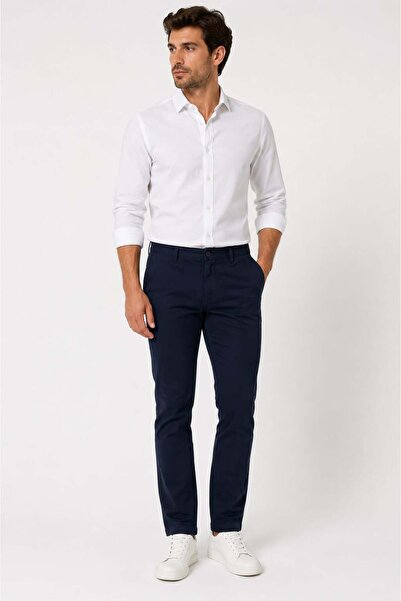 ModaPlaza Men's Classic Cotton Linen Trousers