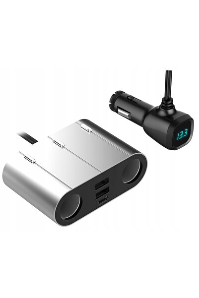 NO BRAND Încărcător auto TECH-PROTECT 2x USB + USB C
