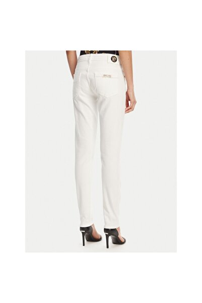 VERSACE JEANS COUTURE Γυναικεία Τζιν 78HAB5K1 CEWR1 Λευκό