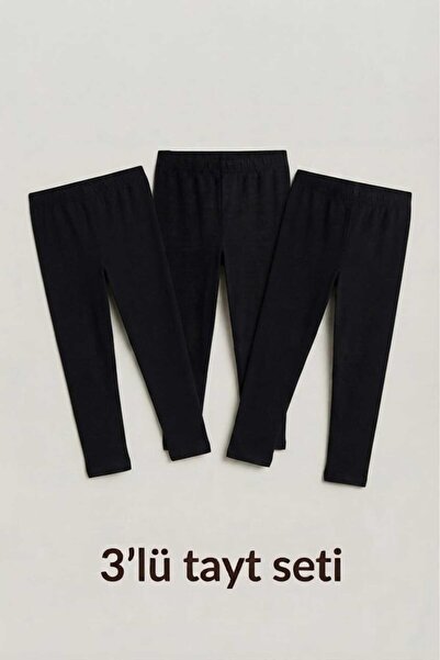 enmodaiçgiyim Women's 3-Piece Black Plus Size High-Waisted Cotton Lycra Shapi...
