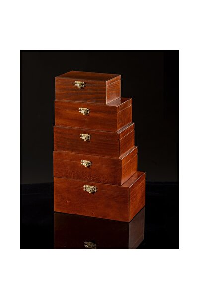 Sunrise Chess & Games STAUNTON Wooden Box No. 5 (Dark)