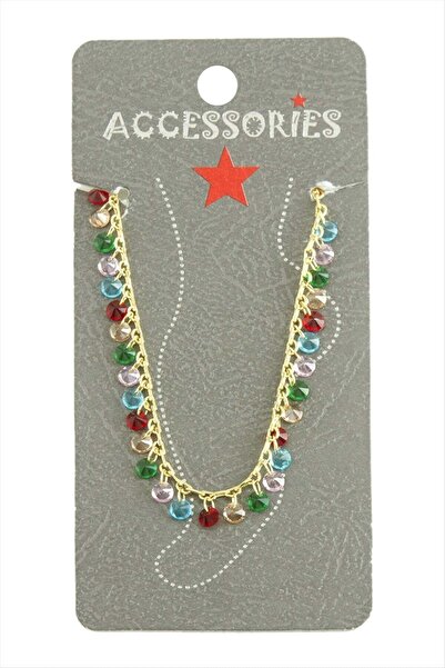 Marsilyan Zircon Stone Luxury Steel Anklet Ilkel-Bjt940
