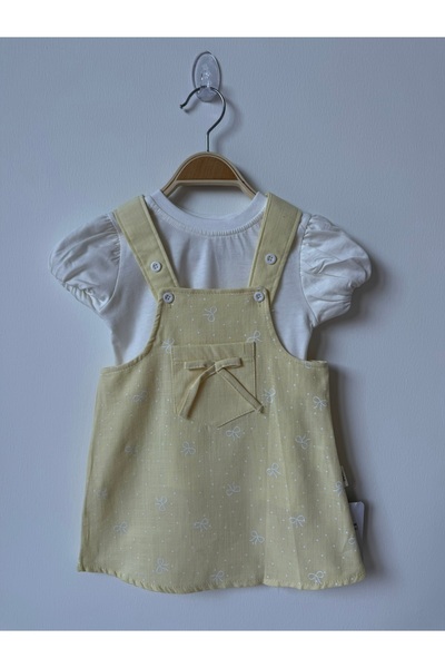 bomlo baby kids FİYONKLU JİLE KIZ ELBİSE