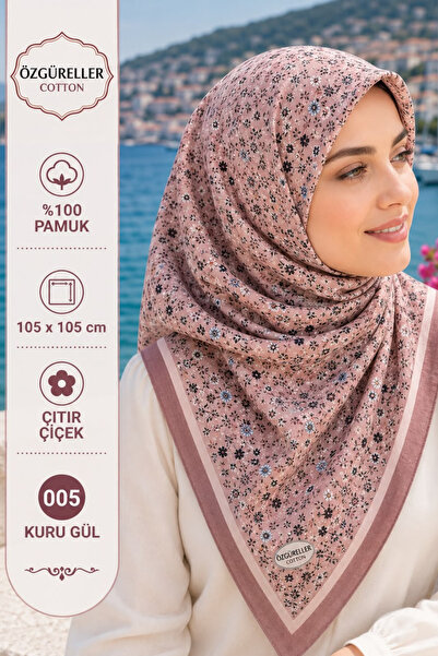 ÖZGÜRELLER Özgüreller, 105x105 cm Çıtır Desen Yazma , %100 Pamuklu Hediyelik ...