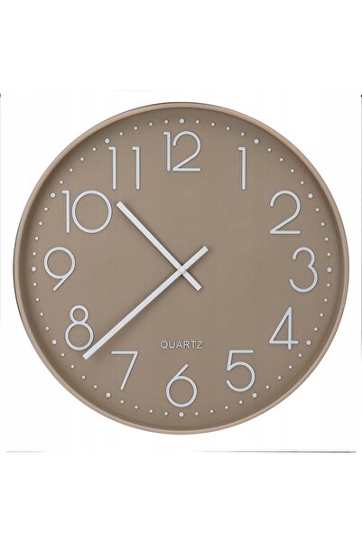 Home Styling Collection Ceas de perete EXCELLENT HOUSEWERE Sticlă 50 cm Bej