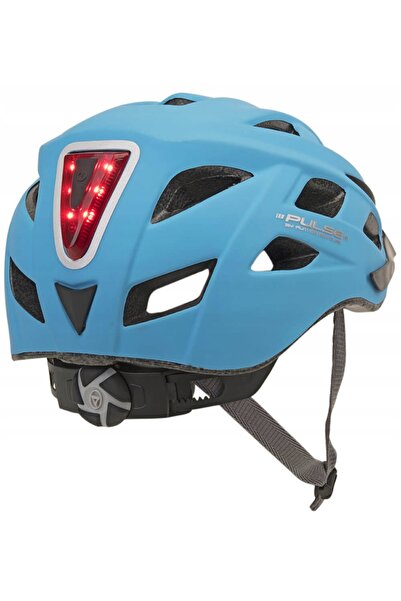 Author Cască de ciclism Pulse LED X8 Albastru MTB (mărimea M)