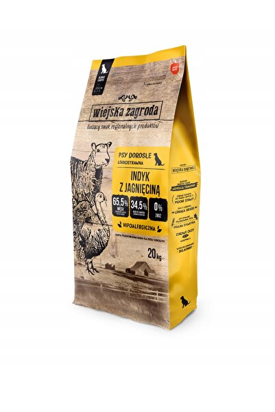 NO BRAND Hrana pentru caine RURAL GARDEN Curcan cu carnea de miel M 20 kg
