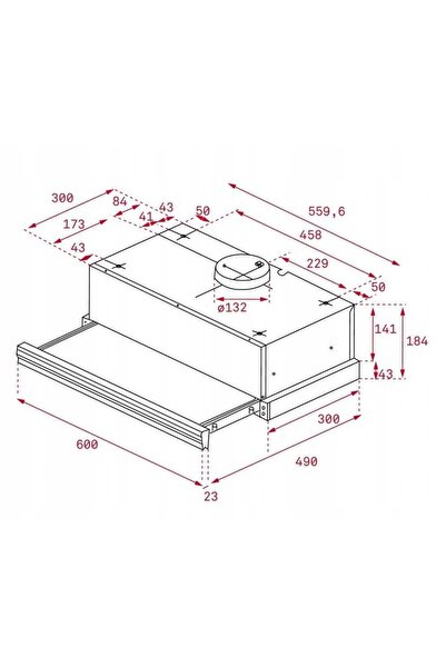 Teka Hotă CNL 6415 Plus Albă