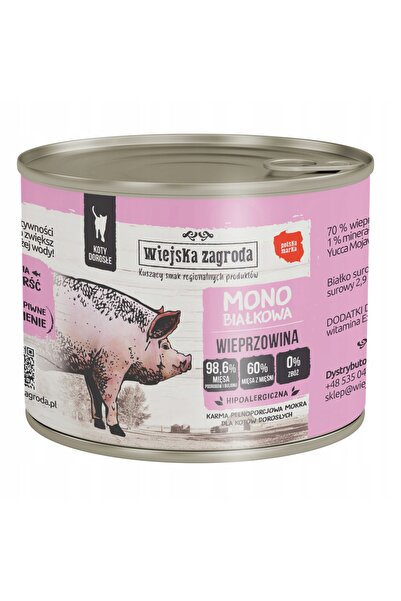NO BRAND Hrana pentru pisici RURAL GARD Carne de porc 200 g