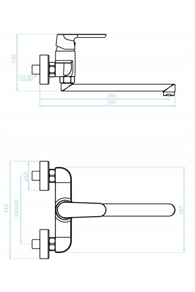 Kuchinox Bateria Dima BQD 080D Crom
