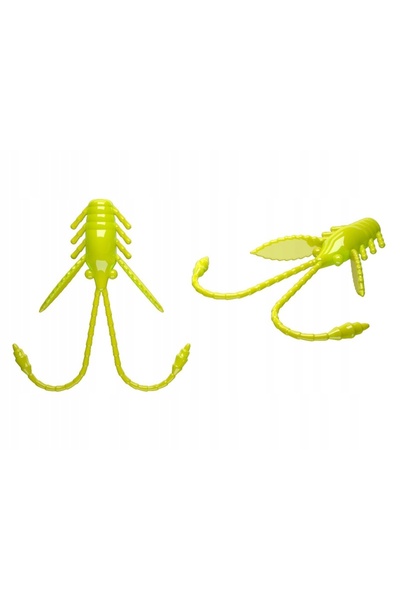 NO BRAND LIBRA LURES Pro Nymph 18 cm Momeală Verde Măr