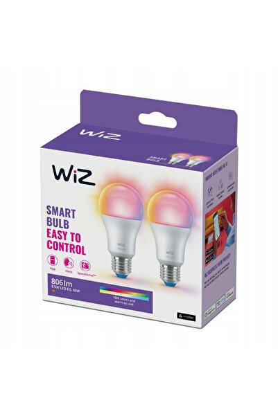 Wiz Bec LED inteligent 929003601032 8.5 W E27 Wi-Fi (2 buc.)