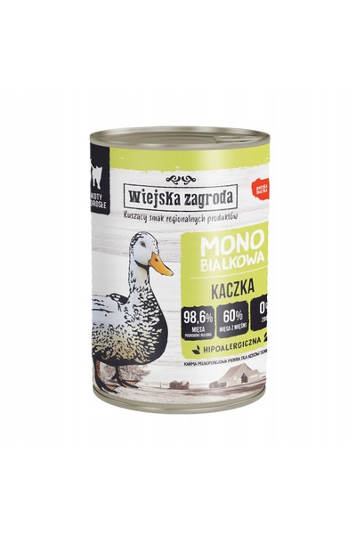 NO BRAND Hrana pentru pisici RUSTIC GARD Duck 400 g