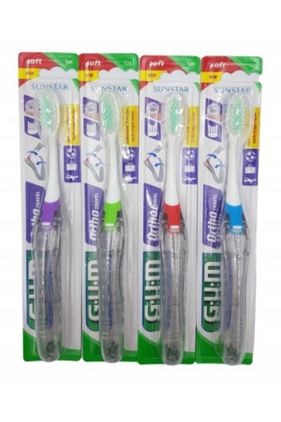 GUM Periuță de dinți SUNSTAR Ortho Travel 125