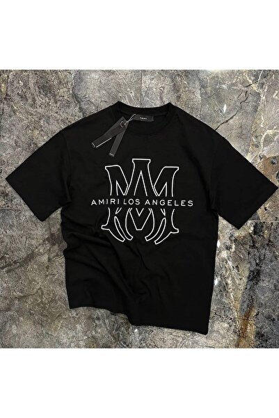 JANTIL MODA 🔥   Black Unisex Oversize 100% Cotton Crew Neck Short Sleeve T-S...