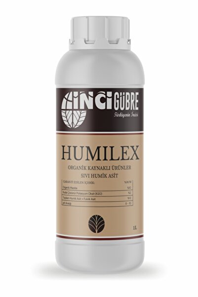 İnci Gübre Humilex Toprak Düzenleyici Humik Asit 1 Litre - Kök Geliştirici ve...