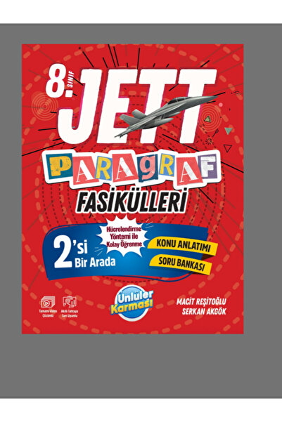 Ünlüler Karması 8 SINIF JETT PARAGRAF FASİKÜLLERİ KONU ANLATIMI VE SORU BANKA...