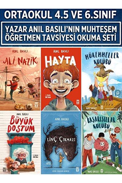 Timaş Çocuk ORTAOKUL 4.5.VE 6.SINIF ANIL BASILI SEVİLEN KİTAPLARI SERİSİ 6 Kİ...
