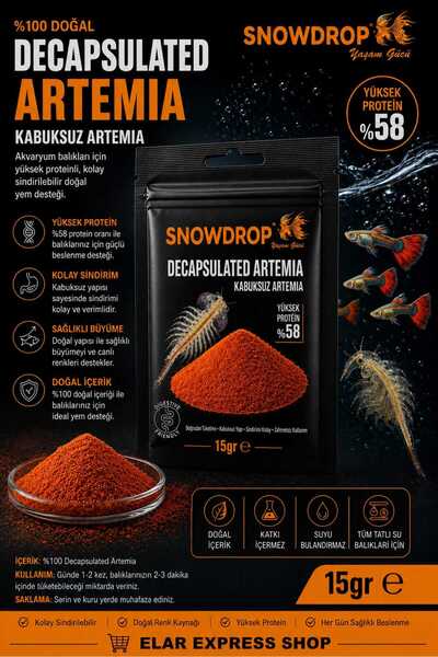 Snowdrop ELAR KABUKSUZ ARTEMİA (Decapsulated)