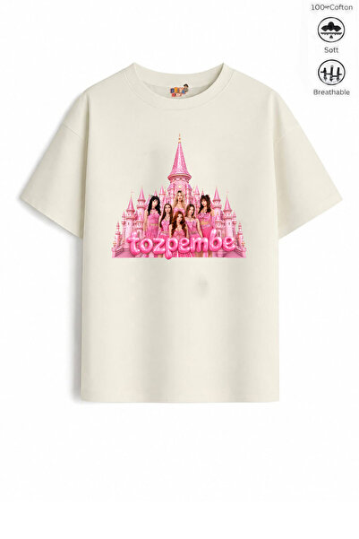 Belya Kids Wear Κοριτσίστικο μπλουζάκι από βαμβάκι σε μεγάλο μέγεθος Belya Ki...