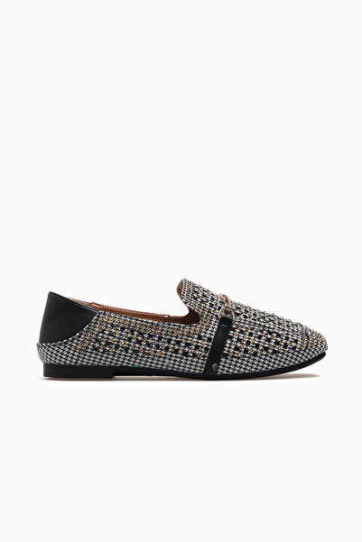 Guja Women's Stone Detailed Ballerinas 26Y 26Y467-11 Black