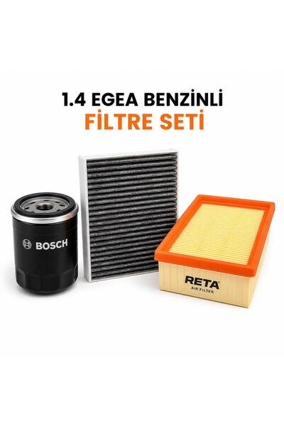 FİAT EGEA 1.4 BENZİNLİ FİLTRE SETİ