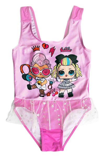 L.O.L. SURPRISE Pink swimsuit 6-12 years with Tulle lining 40% Polyester 40% ...