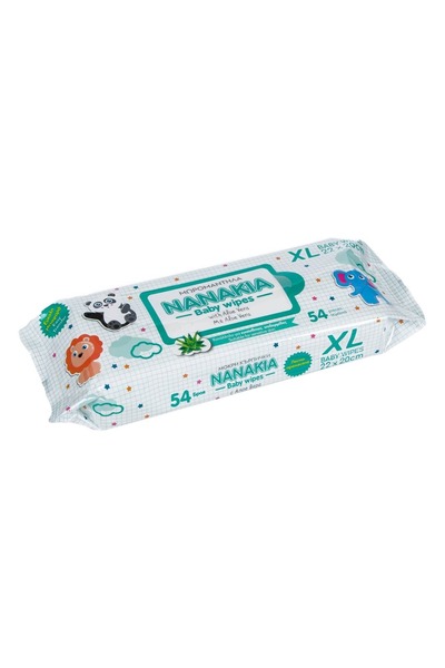 OEM Nanakia Șervețele umede pentru bebeluși XL cu Aloe Vera - 54 bucăți