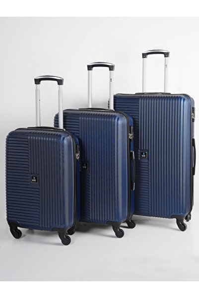KTMC 3-Piece Luggage Set, ABS Material, Lightweight, 360° Rotated 4-Wheels, T...