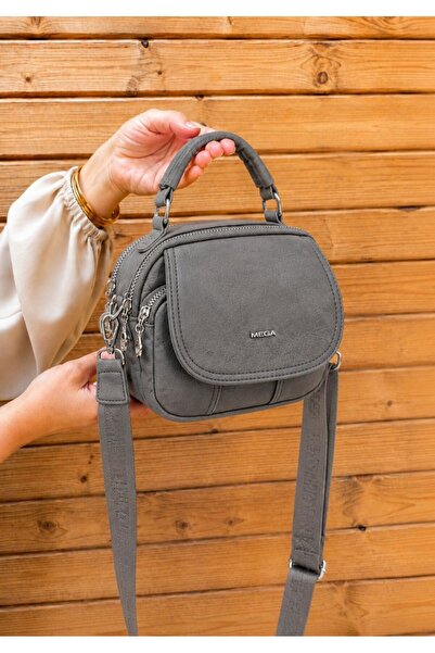 MEGA ÇANTA Original Women's 5-Section Hand and Crossbody Bag (Tm7032)
