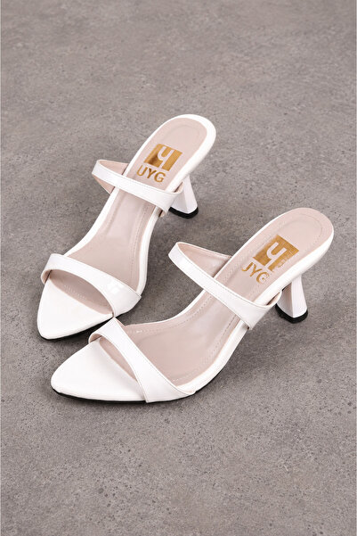 UYEGE Afro Series White Skin Thin Strap Women's Heeled Stylish Open Toe Eveni...