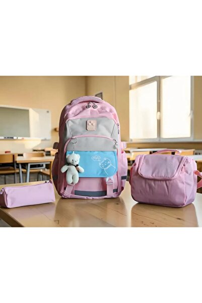 astral kids Astral Polo Club Focus Ortopedik İlkokul ve Ortaokul 3'lü Sırt Ça...