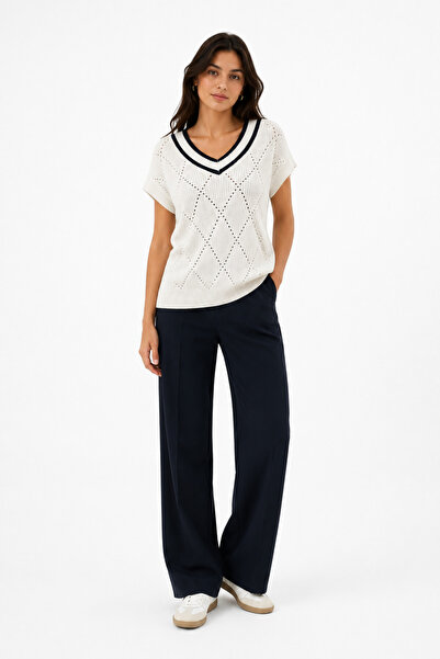 Neden Tekstil Pulovere - Alb - Regular fit