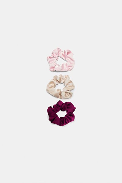 Stradivarius مجموعة من 3 ربطات شعر ساتان