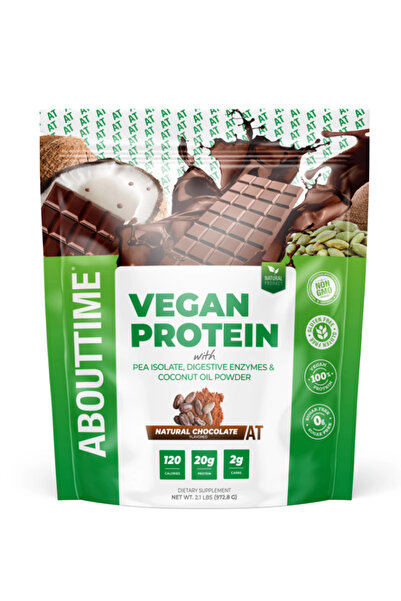 GNC Proteina Vegana cu Aroma Naturala de Ciocolata (Abouttime Vegan Protein) ...