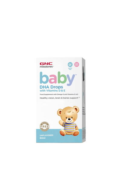 GNC Picaturi cu DHA pentru Bebelusi Milestones Baby 60ml