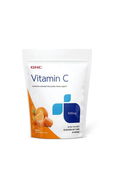 GNC Vitamina C (Caramele) 500mg 60buc