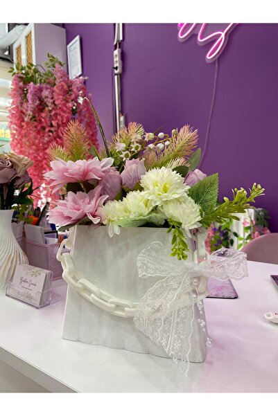Buketim Seninle 3D Box Artificial Flower Arrangement, Gift for Lover, Gift fo...