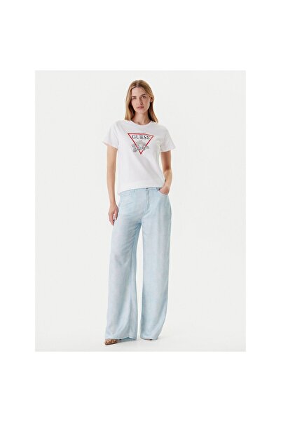 Guess Tricou de damă W5YI38I3Z14 Alb