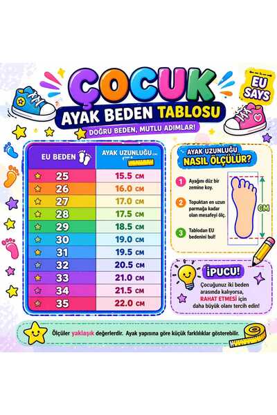 Larabell Hediyelik Children's Sea Shoes Fabric Sea Pool Shoes Non-Slip Soles Double Numbers