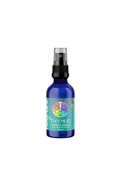 PureLife THYMUS™ 35ppm 60ml pulverizator (Cu & Ag) golden ratio