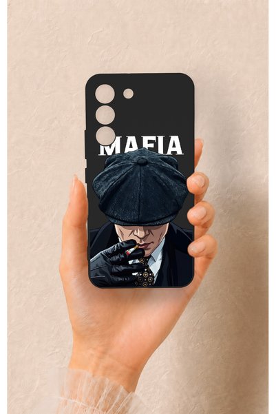 Vip Case Samsung S22 Compatible Mafia Patterned Silicone Case