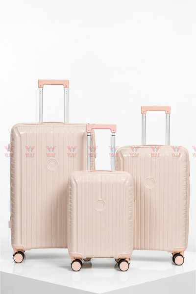 WAF Unbreakable 3-Piece Luggage Set 20/24/28 Inch, TSA Lock, 360° Spinner Whe...