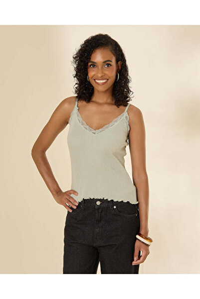 REDTAG Women Sage Strappy Lace Vest