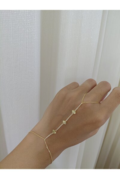 lavante butik kendini özel hisset Zircon Stone 3-Row Yonca Şahmeran