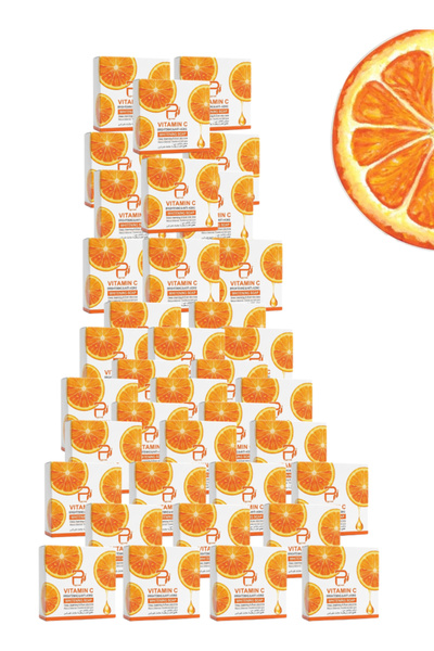PYRON 37 Pieces Vitamin C Brightening And Anti-Aging Whitening Soap Orange 10...
