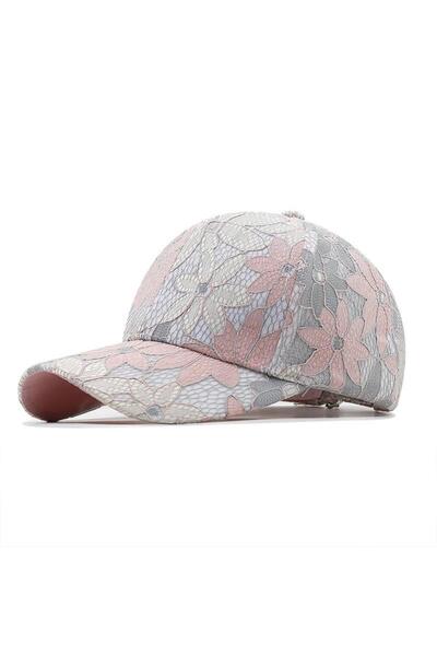 valkyrie Women's Lace Patterned Hat Floral Pattern Baseball Cap Adjustable Su...