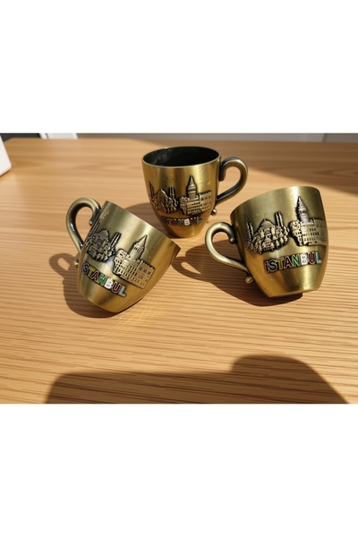 Meya design Special Design Istanbul Embossed Mini Metal Espresso and Shot Cup...