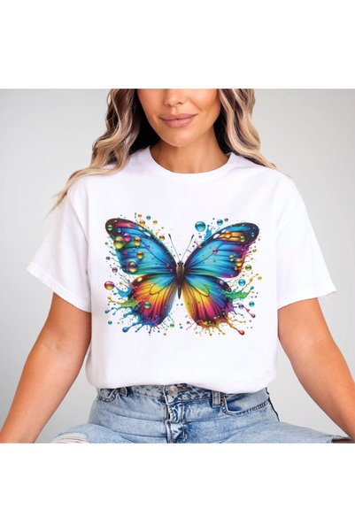Orielle Tricou cu imprimeu fluturi