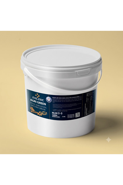 ZIGZOC ZIG&ZOC AGRIGREEN Kauçuklu Tarım Makinesi Gresi - 14 KG